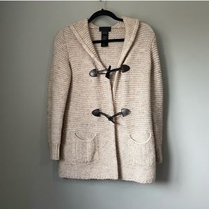 Hooded Wool Sweater -m